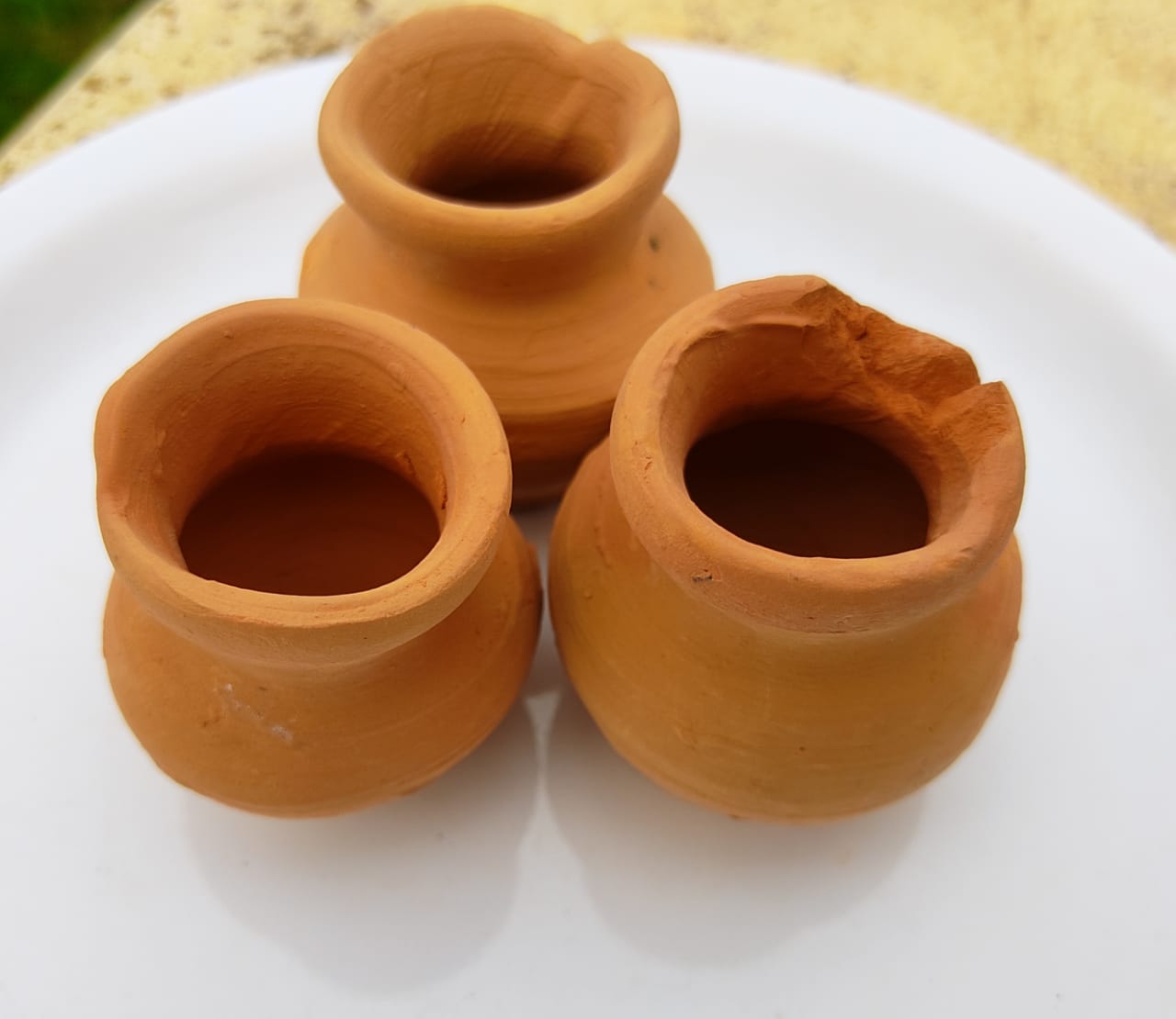 Indian mini Clay pots